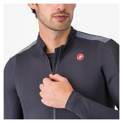 Castelli Puro 4 Men's Long Sleeve Jersey Grey