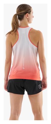 Canotta Compressport Performance Donna Rosso/Bianco
