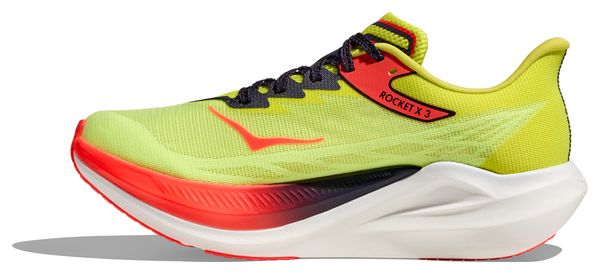 Scarpe da corsa Hoka Rocket X 3 Giallo/Rosso Unisex