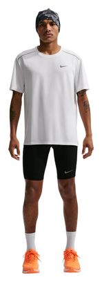 Nike Miler Kurzarm-Trikot für Herren, Weiß