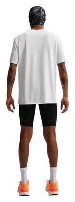 Nike Miler Kurzarm-Trikot für Herren, Weiß