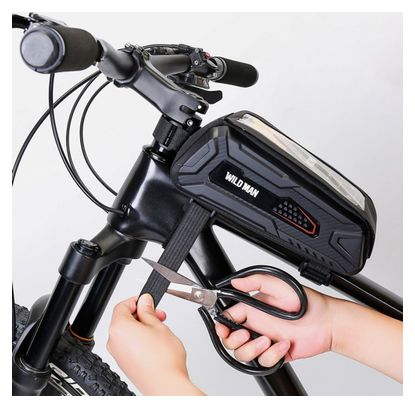 Sacoche de cadre vélo 1L étanche avec écran tactile