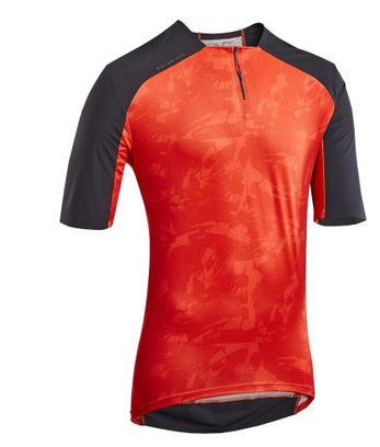 Maillot Manches Courtes Rockrider ST 500 Rouge