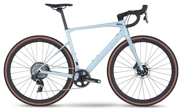 BMC Roadmachine X One Road Bike Sram Force eTap AXS 12S 700 mm Ice Blue 2023