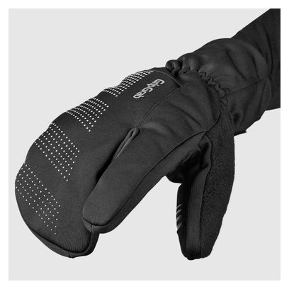 Gripgrab Ride Windproof Deep Winter Lobster Gloves Black