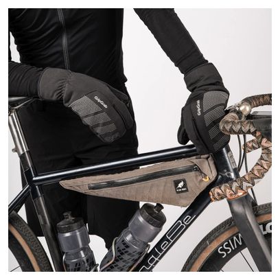 Gripgrab Ride Windproof Deep Winter Lobster Gloves Black