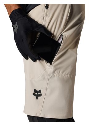 Pantalones cortos de MTB Fox Flexair beige para hombre