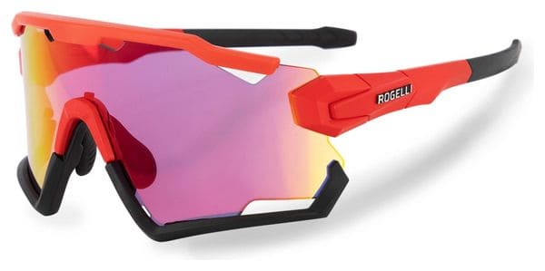 Lunettes Velo Rogelli Switch - Unisexe - Rouge/Noir