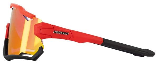 Lunettes Velo Rogelli Switch - Unisexe - Rouge/Noir