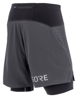 Short 2-en-1 Gore Wear R7 Noir