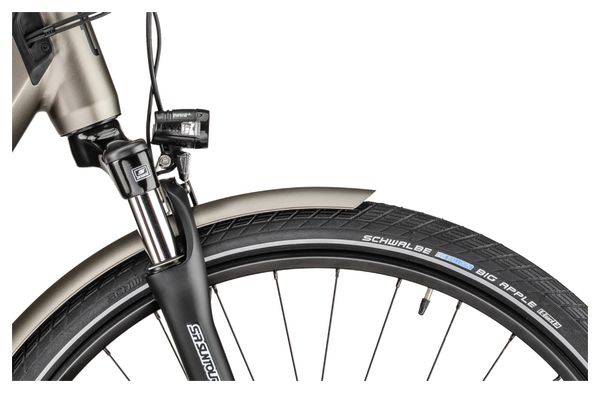 Bicicleta eléctrica urbana Moustache Samedi 28.3 Shimano Nexus 5V 500 Wh 700mm Gris Titanio 2023