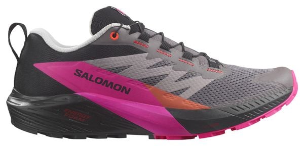 Salomon Sense Ride 5 Trailrunning-Schuhe Schwarz/Pink