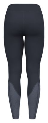 Damen Odlo Essentials Print Long Tights Blau