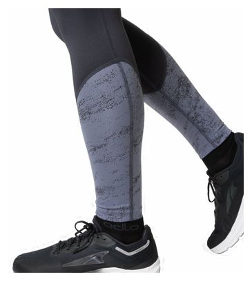 Damen Odlo Essentials Print Long Tights Blau