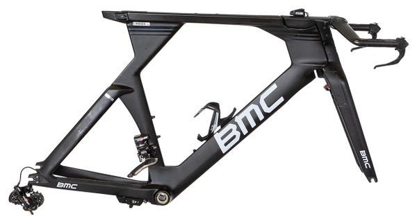 Vélo Team Pro - Kit Cadre / Fourche BMC Timemachine 01 AG2R Campagnolo Super Record EPS 11V Patins 2021 'Lawrence Naesen'
