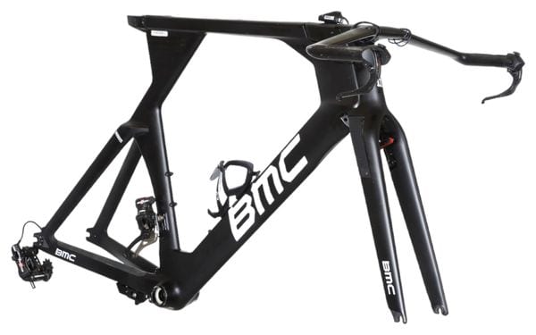 Vélo Team Pro - Kit Cadre / Fourche BMC Timemachine 01 AG2R Campagnolo Super Record EPS 11V Patins 2021 'Lawrence Naesen'