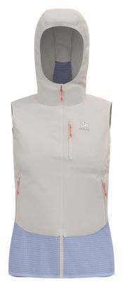 Odlo Ascent Women's Hybrid Vest Grijs/Blauw