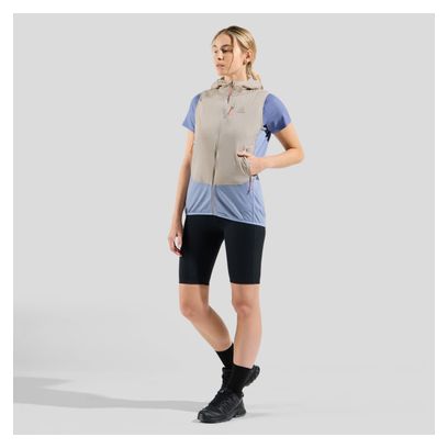 Odlo Ascent Women's Hybrid Vest Grijs/Blauw