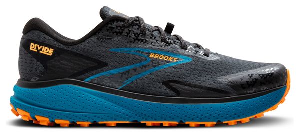 Chaussures Trail Brooks Divide 5 Noir/Bleu Homme