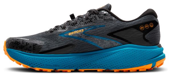 Chaussures Trail Brooks Divide 5 Noir/Bleu Homme