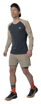 Dynafit Alpine Pro Blue/Khaki Men's long sleeve jersey