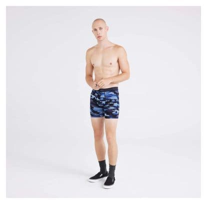 Boxer SAXX Vibe Xtra Camo Blue Homme