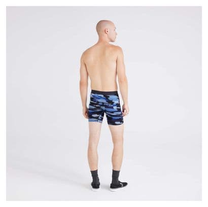 Boxer SAXX Vibe Xtra Camo Blue Homme