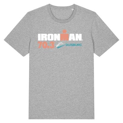 Ironman 70.3 Duisburg Heren Grijs Korte Mouw T-Shirt