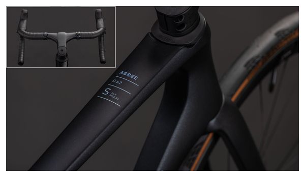 Cube Agree C:62 SLX Bicicleta Carretera Sram Force AXS 12S 700 mm Night Shift Negro 2026