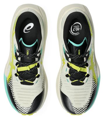 Chaussures Trail Asics Trabuco Max 5 Beige/Vert/Jaune Homme