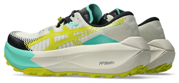 Chaussures Trail Asics Trabuco Max 5 Beige/Vert/Jaune Homme