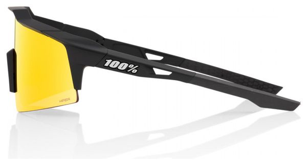 100% Gafas Speedcraft SL Soft Tact Negro - HiPER Rojo