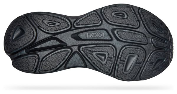 Chaussures Running Hoka Bondi 8 Large Noir Femme
