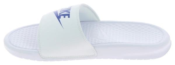 Sandale  Nu-piedNu pied et sandale NIKE Benassi JDI Blanc Bleu