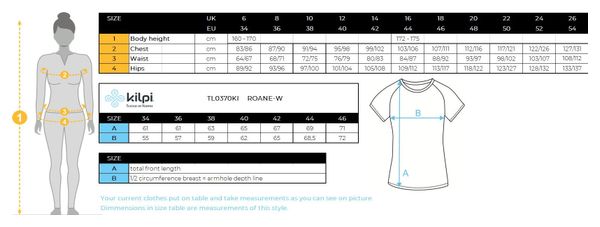 T-shirt en coton pour femme Kilpi ROANE-W