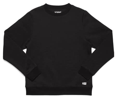 Camiseta de manga larga Fleece Crew Negra XL