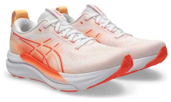 Chaussures Running Asics Gel-Kayano 33 Blanc/Corail Femme