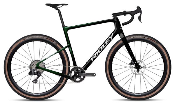 Ridley Kanzo Adventure Gravel Bike Shimano GRX Di2 11S 700 mm Stellar Green Black 2023