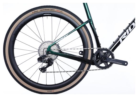 Vélo de Gravel Ridley Kanzo Adventure Shimano GRX Di2 11V 700 mm Vert Stellar Noir
