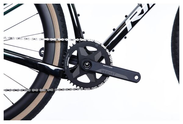 Vélo de Gravel Ridley Kanzo Adventure Shimano GRX Di2 11V 700 mm Vert Stellar Noir