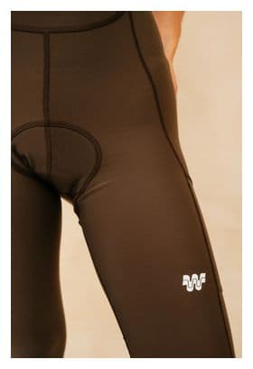 Women's Wilma Amelia Brown Bib shorts