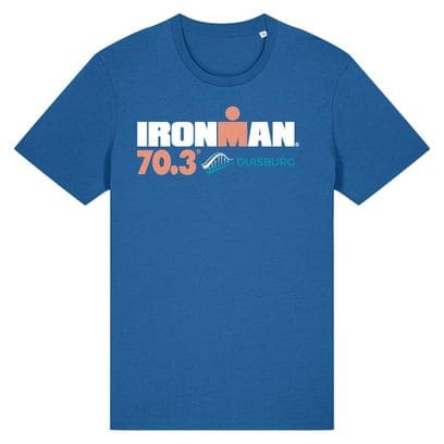 Ironman 70.3 Duisburg Heren Royal Blauw Korte Mouw T-Shirt