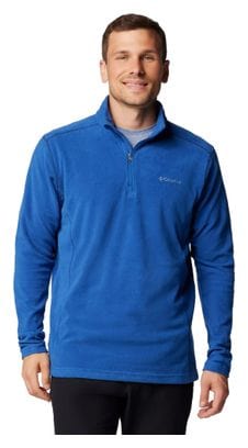 Forro polar de media cremallera Columbia Klamath Range II Azul para hombre