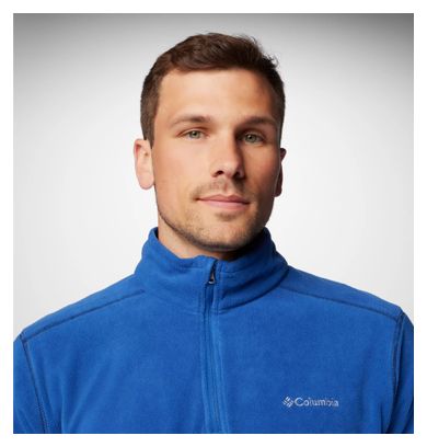 Forro polar de media cremallera Columbia Klamath Range II Azul para hombre