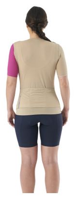 Mavic Essential Jersey met korte mouwen voor dames Beige/Rose