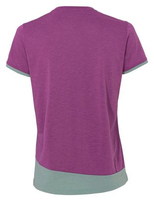 Vaude Sveit Technisch T-shirt Roze/Groen voor dames