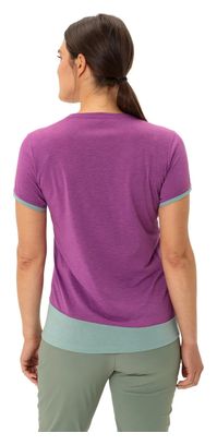 Vaude Sveit Technisch T-shirt Roze/Groen voor dames
