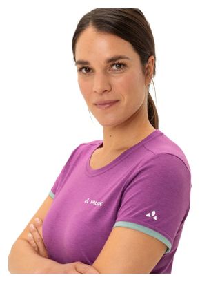 Vaude Sveit Technisch T-shirt Roze/Groen voor dames