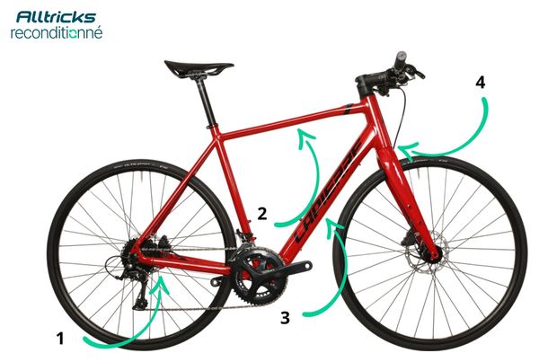 Vélo Route Electrique Lapierre E-Sensium 2.2 Shimano Sora 9V Mahle 250Wh T.L 180/190cm - Produit Reconditionné