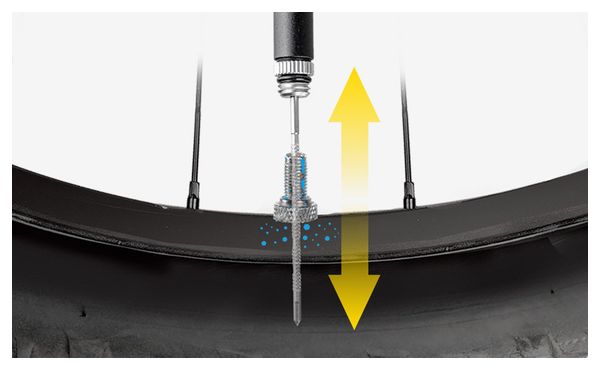 Topeak Tubi Ventilreiniger Schwarz